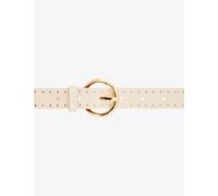 Ledergürtel BRAX "Style DAMENGÜRTEL", Damen, Gr. 100, beige, Leder, Gürtel Ledergürtel (82523165-100) beige