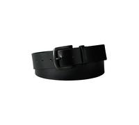 Ledergürtel CALVIN KLEIN, Herren, Gr. 105, schwarz, matte schwarz, Rindsleder, unifarben, Gürtel Ledergürtel, Regular fit, größenverstellbar (59132005-105) schwarz, matte schwarz