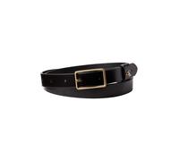 Ledergürtel CALVIN KLEIN "SQUARE BUCKLE CK LOOP 25MM", Damen, Gr. 80, schwarz, antique light gold, Rindsleder, unifarben, casual, Gürtel, Größenverstellbar (11822100-80) schwarz, antique light gold
