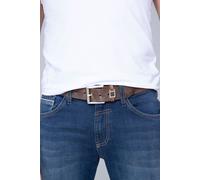 Ledergürtel CAMP DAVID, Herren, Gr. 105, braun, Leder, Gürtel Ledergürtel, mit verstellbarer Weite (21192406-105) braun