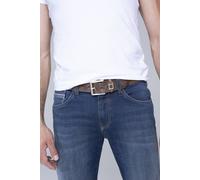 Ledergürtel CAMP DAVID, Herren, Gr. 11,5, braun, Leder, unifarben, Gürtel Ledergürtel, mit allergikerfreundlicher Dornschließe (86264625-115) braun
