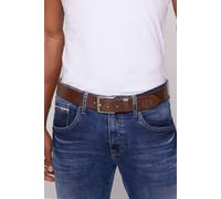 Ledergürtel CAMP DAVID, Herren, Gr. 11,5, braun, Leder, unifarben, Gürtel Ledergürtel, mit verstellbarer Weite (90414513-115) braun