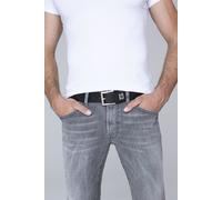 Ledergürtel CAMP DAVID, Herren, Gr. 120, schwarz, Leder, Gürtel Ledergürtel, mit verstellbarer Weite (75783837-120) schwarz