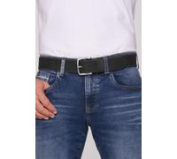 Ledergürtel CAMP DAVID, Herren, Gr. 90, schwarz, Leder, unifarben, Gürtel Ledergürtel, mit allergikerfreundlicher Dornschließe (64409043-90) schwarz