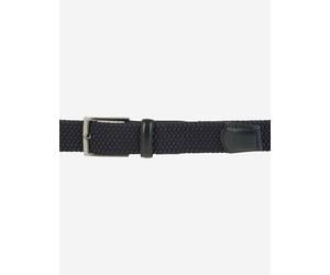 Ledergürtel EUREX BY BRAX "Style HERRENGÜRTEL", Herren, Gr. 125, blau (navy), Elasthan, Kunstfaser, Leder, Gürtel Ledergürtel (76987432-125) navy