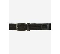Ledergürtel EUREX BY BRAX "Style HERRENGÜRTEL", Herren, Gr. 125, schwarz, Elasthan, Kunstfaser, Leder, Gürtel Ledergürtel (21485023-125) schwarz