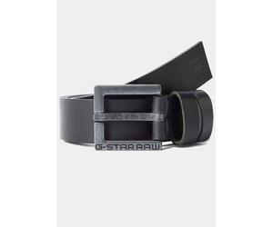 Ledergürtel G-STAR "New Duko Belt", Herren, Gr. 100, schwarz (dk schwarz), Büffelleder, Gürtel Ledergürtel (20426217-100) dk schwarz