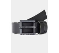 Ledergürtel G-STAR "New Duko Belt", Herren, Gr. 110, schwarz (dk schwarz), Büffelleder, Gürtel Ledergürtel (20426217-110) dk schwarz