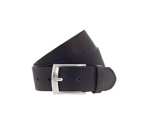 Ledergürtel H.I.S, Herren, Gr. 125, schwarz, Leder, Basic, Gürtel Ledergürtel, im zeitlos edlem Look - NEU r. 145 verfügbar (82796618-125) schwarz