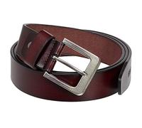 Ledergürtel Herren & Damen Gürtel Echt-Leder - klassischer Leder-Gürtel Breite 40 mm Farbe Braun 120 cm Bundweite = 130 cm Gesamtlänge