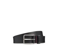 Ledergürtel HUGO "Gael Sz30", Herren, Gr. 105, schwarz (schwarz 001), Leder, unifarben, Gürtel Ledergürtel, mit Logoprägung (71388111-105) schwarz 001