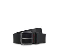 Ledergürtel HUGO "Geffrey Sz35", Herren, Gr. 100, schwarz 001, Leder, unifarben, Gürtel Ledergürtel, aus Büffelleder, MADE IN ITALY (41272645-100) schwarz 001