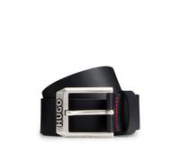 HUGO 50480441-001 Herrengürtel Leder Schwarz Gelio-C 105 cm