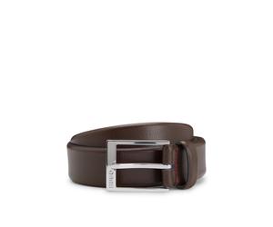 Ledergürtel HUGO "Gellot_Sz35", Herren, Gr. 90, braun (schwarz braun 202), Rindsleder, unifarben, Gürtel Ledergürtel (74259619-90)