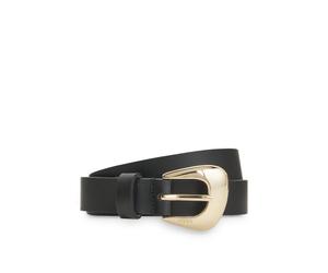 Ledergürtel HUGO "Prisci Sz25", Damen, Gr. 85, schwarz 001, Gürtel Ledergürtel, aus italienischem Leder (28499063-85) schwarz 001