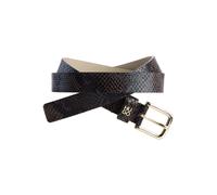 Ledergürtel HUGO "Tina HU-GO Pt Sz25", Damen, Gr. 75, braun (schwarz braun 201), Leder, Schlangenoptik, Gürtel Ledergürtel, mit Allover-Muster in Schlangen-Optik (46494608-75) schwarz braun 201