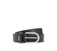 Ledergürtel HUGO "Zoey-C Sz25", Damen, Gr. 90, schwarz (schwarz 001), Leder, unifarben, Gürtel Ledergürtel, mit HUGO Metalllogo (16434145-90) schwarz 001