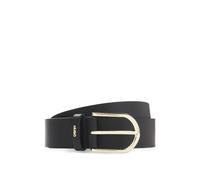 Ledergürtel HUGO "Zoey-G Sz35", Damen, Gr. 95, schwarz 001, Leder, unifarben, Gürtel Ledergürtel, mit Dornschließe (24869631-95) schwarz 001