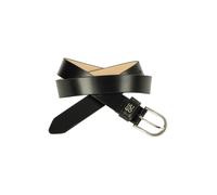 Ledergürtel HUGO "Zoey_HU-GO_Sz25", Damen, Gr. 80, schwarz (schwarz 001), Leder, unifarben, Gürtel Ledergürtel, mit HUGO Schriftzug (87069043-80) schwarz 001