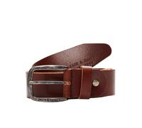 Ledergürtel JACK & JONES "JACPAUL LEATHER BELT NOOS", Herren, Gr. 80, braun (schwarz coffee), Leder, unifarben, Gürtel Ledergürtel (61841830-80) schwarz coffee