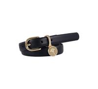 Joop! Ledergürtel W75 Damen – 2,0 cm breit mit Anhänger – Dunkelblau 75 cm