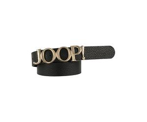 Ledergürtel JOOP, Damen, Gr. 80, schwarz, Rindsleder, Gürtel Ledergürtel, aus Rindnappaleder mit Logo-Pin-Schließe, Breite 2,5cm (90315848-80) schwarz