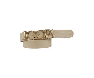 Ledergürtel JOOP, Damen, Gr. 95, cream, Rindsleder, Gürtel Ledergürtel, aus Rindnappaleder mit Logo-Pin-Schließe, Breite 2,5cm (78478934-95) cream