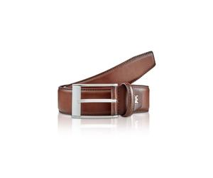 Ledergürtel LERROS "Citybelt *Shade*", Herren, Gr. 85, braun (cognac), Materialmix, Gürtel Ledergürtel (86936915-85) cognac
