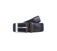 Ledergürtel LERROS "Gürtel *Harvey*", Herren, Gr. 100, blau (navy), Materialmix, Gürtel Ledergürtel (24183861-100) navy