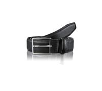 Ledergürtel LERROS "LERROS Basic Gürtel", Herren, Gr. 90, schwarz, Kunstfaser, Gürtel Ledergürtel (58672900-90) schwarz