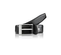 Ledergürtel LERROS "LERROS Citybelt *Shade*", Herren, Gr. 85, schwarz, Materialmix, Gürtel Ledergürtel (96772766-85) schwarz