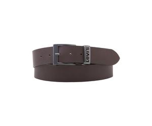 Ledergürtel LEVI'S "ASHLAND METAL GÜRTEL", Damen, Gr. 100, braun, Leder, Gürtel Ledergürtel (42696245-100) braun