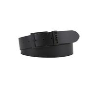 Ledergürtel LEVI'S "ASHLAND METAL GÜRTEL", Damen, Gr. 115, schwarz, Leder, Gürtel Ledergürtel (96727544-115) schwarz