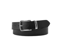 Levi's Herren Gürtel Metal Two Horse Keeper Ov Rindsleder Schwarz Größe 100
