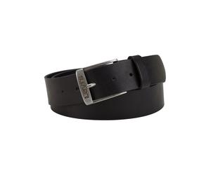 Ledergürtel LEVI'S "NEW DUNCAN", Herren, Gr. 115, schwarz, Rindsleder, unifarben, Basic, Gürtel Ledergürtel, mit Logoprägung auf der Schließe, Topseller (59835832-115)
