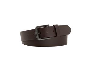 Ledergürtel LEVI'S "SEINE METAL GÜRTEL", Damen, Gr. 90, braun (dunkelbraun), Leder, unifarben, Gürtel Ledergürtel, SEINE METAL BELT (95580130-90) dunkelbraun