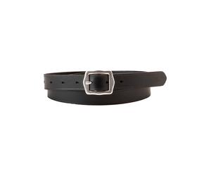 Ledergürtel LEVI'S "WOMEN'S LUX LEATHER BELT", Damen, Gr. 80, schwarz (regular schwarz), Leder, Gürtel Ledergürtel (19600321-80) regular schwarz