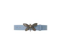 Ledergürtel "Libelle", Damen, Gr. TW85, blau, Leder, COLLEZIONE ALESSANDRO, unifarben, Basic, Gürtel Ledergürtel, aus echtem Leder mit sommerlicher Schließe (96442440-0) blau