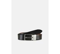 Ledergürtel LLOYD MEN’S BELTS "Lloyd Belts Herrengürtel 0406", Damen, Gr. 110, whisky, schwarz, Leder, Gürtel Ledergürtel (93442066-110) whisky, schwarz