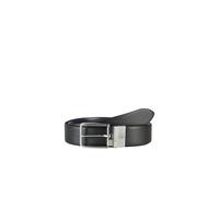 Ledergürtel LLOYD MEN’S BELTS "Lloyd Belts Herrengürtel 0406", Herren, Gr. 85, blau (marine, schwarz), Leder, Gürtel Ledergürtel (87391533-85) marine, schwarz