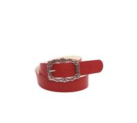 Ledergürtel "Milano Classic", Damen, Gr. TW85, rot, Leder, COLLEZIONE ALESSANDRO, unifarben, Basic, Gürtel Ledergürtel, mit kunstvoller Schließe, Made in Italy (66077620-M) rot