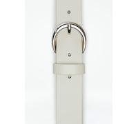 Ledergürtel mit Nieten beige 105