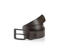 Ledergürtel MONTI "ATLANTA", Herren, Gr. 145, braun, Materialmix, unifarben, Gürtel Ledergürtel, mit dunkler Schließe (70630162-145) braun