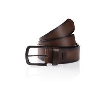 Ledergürtel MONTI "DALLAS", Herren, Gr. 105, braun, Rindsleder, unifarben, Gürtel Ledergürtel, mit starkem Kontrast (15407249-105) braun