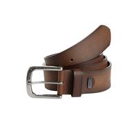 Ledergürtel MONTI "NASHVILLE", Herren, Gr. 110, braun (light braun uni), Rindsleder, used, Gürtel Ledergürtel, 4,0 cm breit, Jeans-Casual, kürzbar r. 150 cm (25250624-110) light braun uni