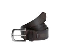 Ledergürtel MONTI "NASHVILLE", Herren, Gr. 120, braun (braun uni), Rindsleder, used, Gürtel Ledergürtel, 4,0 cm breit, Jeans-Casual, kürzbar r. 150 cm (20140825-120) braun uni