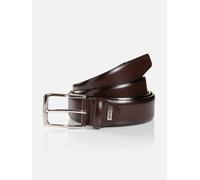 Monti Ledergürtel "REDDING" – Herren, Rindsleder, glänzend, elegant – Größe 105, Braun