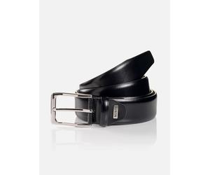 Ledergürtel MONTI "REDDING", Herren, Gr. 105, schwarz, Rindsleder, Gürtel Ledergürtel, glänzend, elegant (97472857-105) schwarz