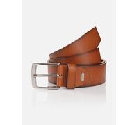 Ledergürtel MONTI "TUSTON", Herren, Gr. 120, braun (cognac), Rindsleder, Gürtel Ledergürtel, elegant, langlebig, glänzend (78112344-120) cognac