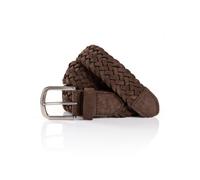 Ledergürtel MONTI "VANCOUVER", Herren, Gr. 11,5, braun, Obermaterial: 100% Rindsleder, Gürtel Ledergürtel, Flecht-Optik, matt, weich, handgefertigt (59373449-115) braun
